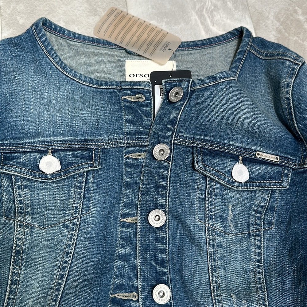 Cropped Jean jacket - Picture 2 of 4